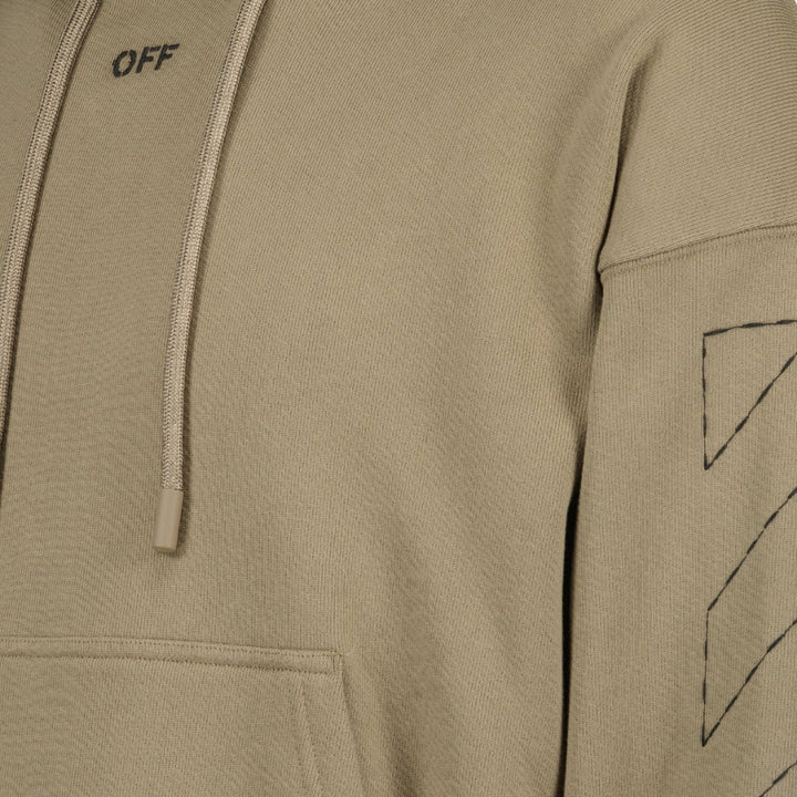 Off-White Off Stitch Skate Hoodie Beige XS