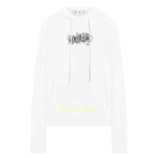 Off-White Graffiti Layerz Slim Hoodie White XS