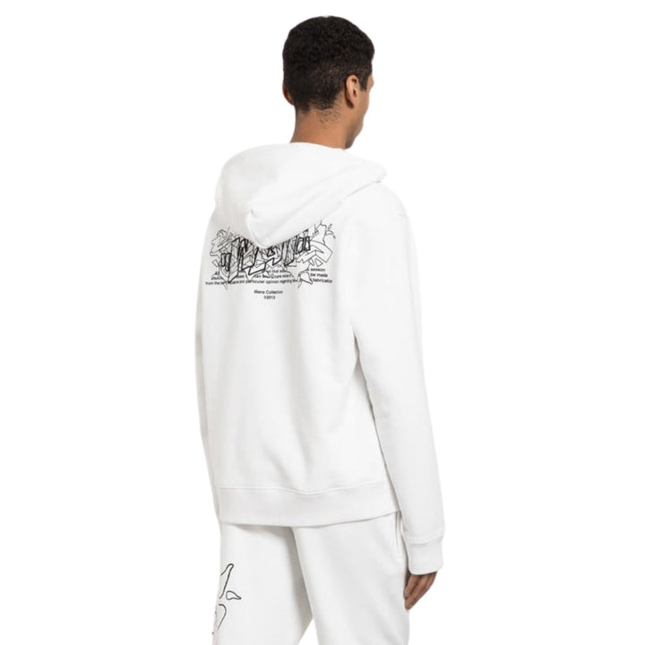 Off-White Graffiti Layerz Slim Hoodie White XS