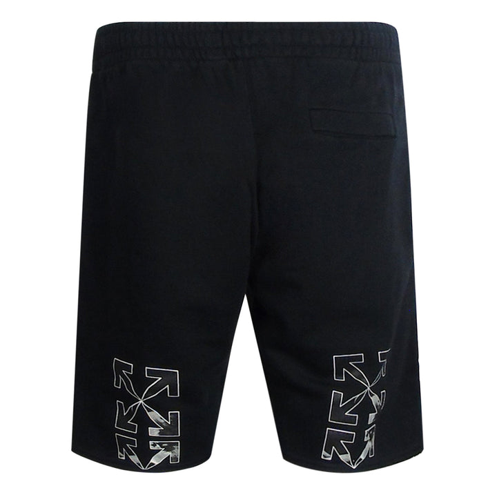 Off-White Caravaggio Arrow Black Sweat Shorts XS