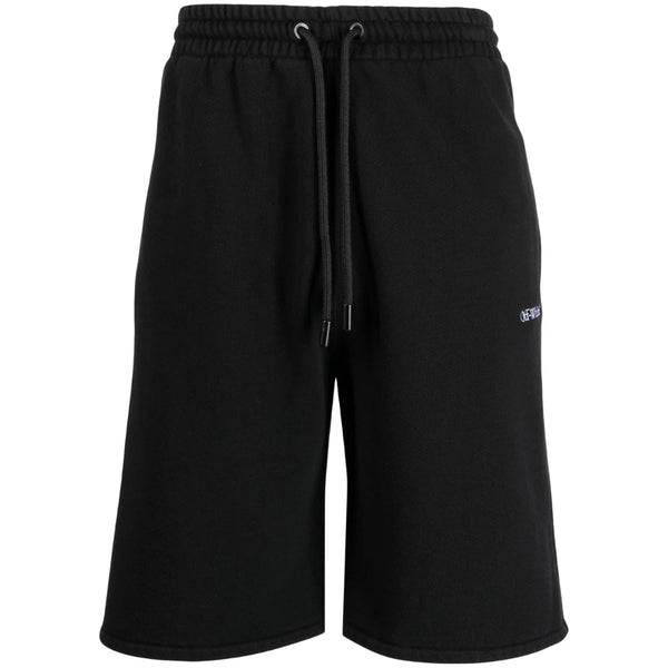 Off-White Stitch Diags Skate Sweatshorts Black S