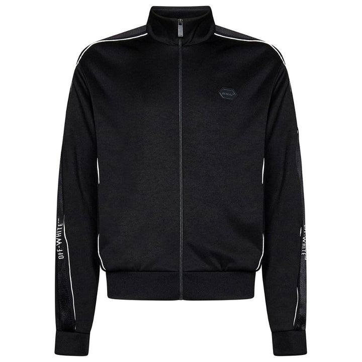 Off-White Knit Tape Track Jacket Black M