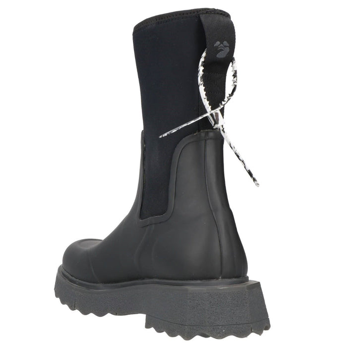 Off-White New Rubber Neoprene Boot Black 36