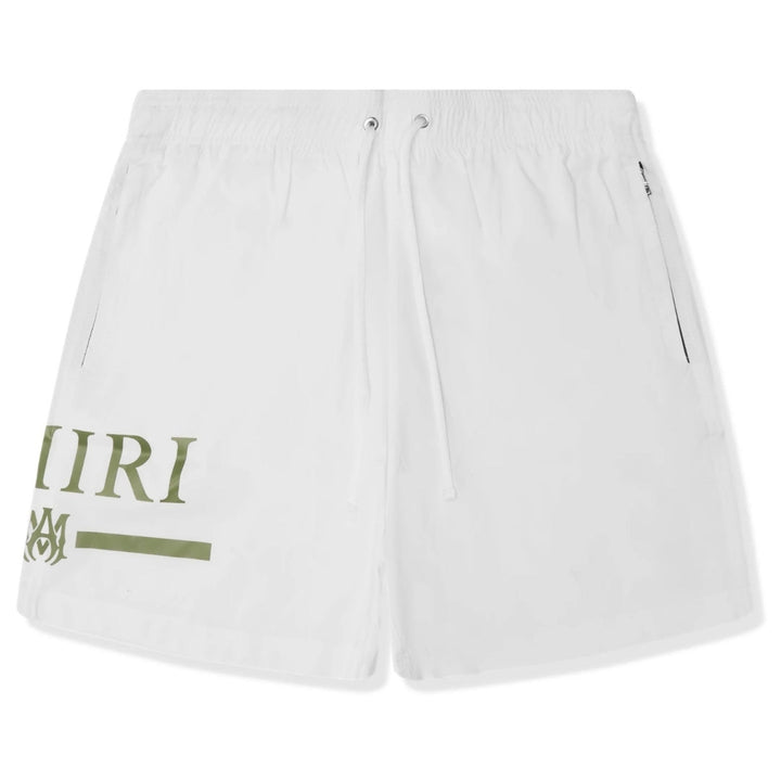 Amiri MA Bar White Swim Shorts S