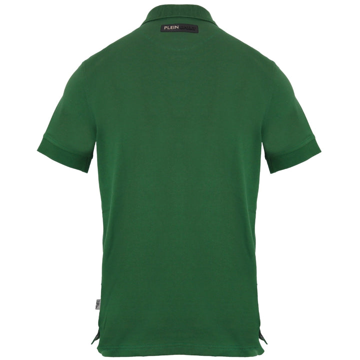 Plein Sport Equipment Logo Green Polo Shirt S