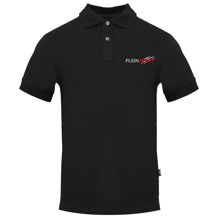 Plein Sport Clawed Sport Logo Black Polo Shirt S