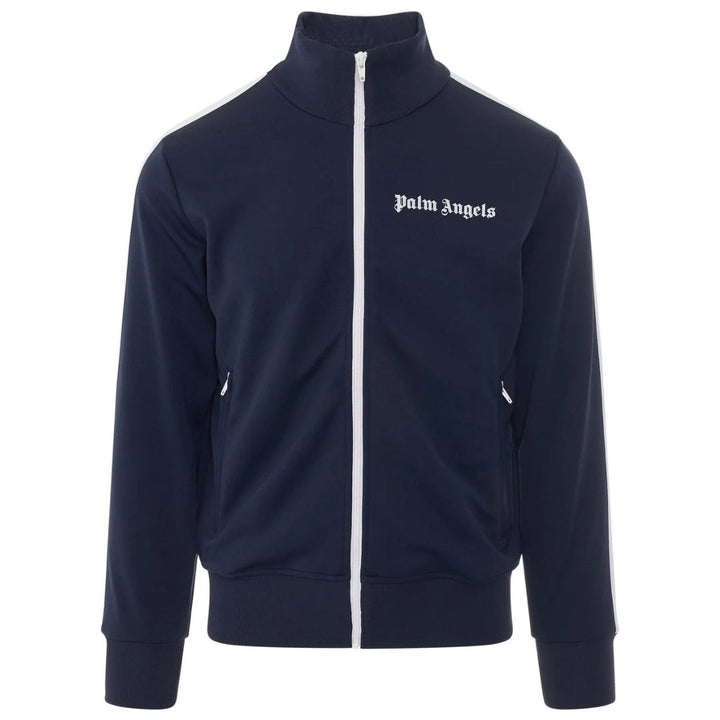 Palm Angels Navy Blue Classic Track Jacket S