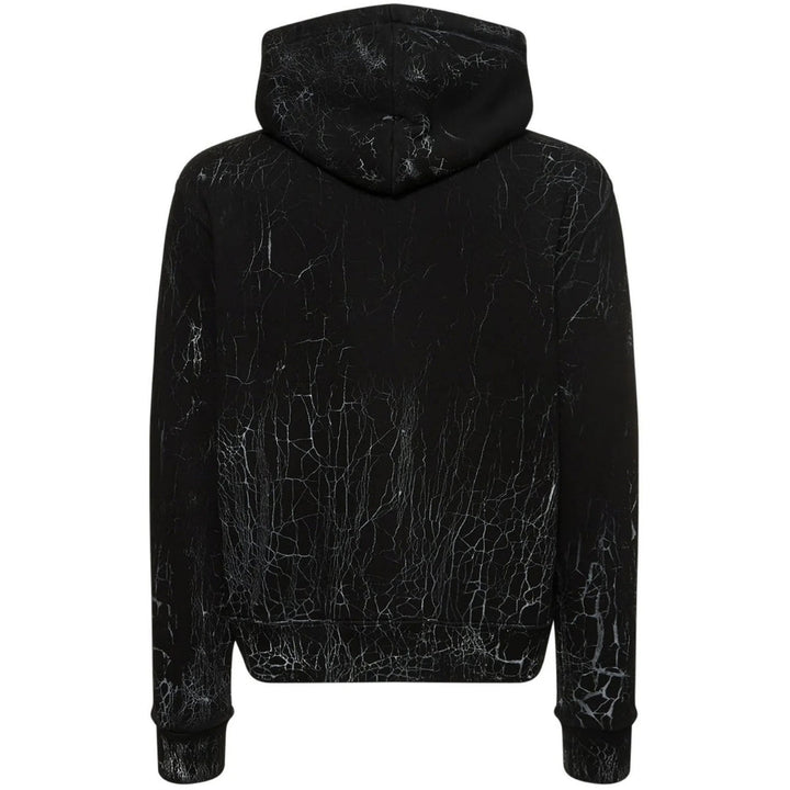 Amiri Cracked Dye Core Logo Black Hoodie S