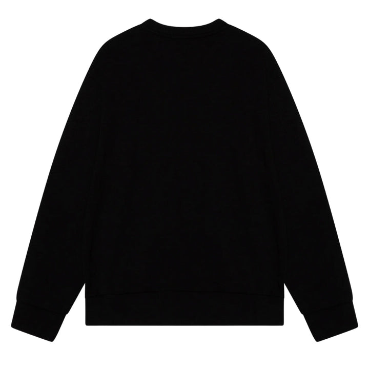 Diesel Double Destroyed Logo Black Sweatshirt M