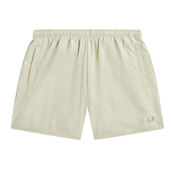 Fred Perry S7179 P04 Light Oyster  Swim Shorts  Mens XS
