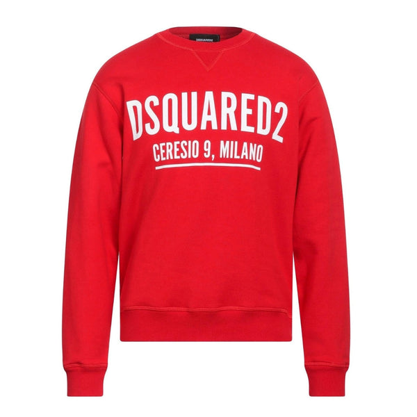 Dsquared2 S71Gu0448 316 Dsquared2 Ceresio Logo Crewneck Sweatshirt 316 Red Sweatshirt