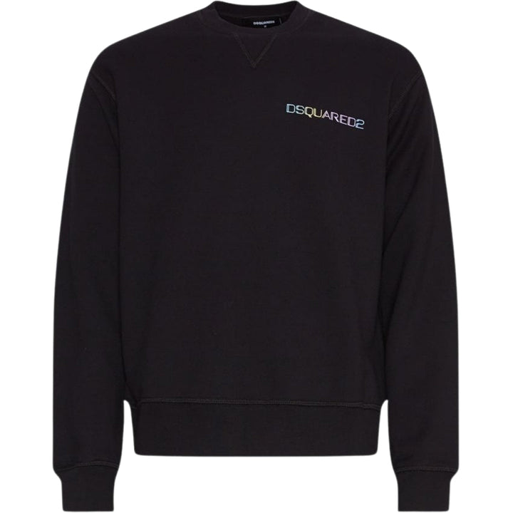 Dsquared2 Palm Beach Logo Cool Fit Black Sweatshirt S