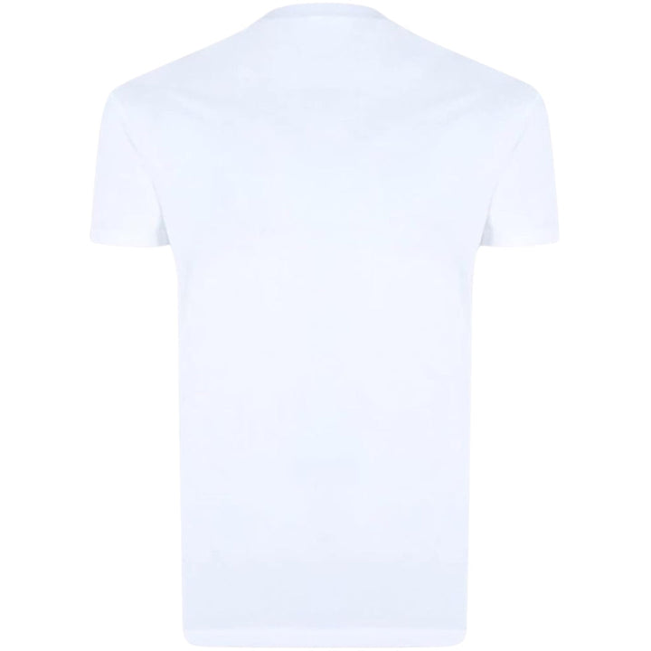 DSQUARED2 S74GD0563 S22427 100 BRIGHT WHITE T-SHIRT Mens M