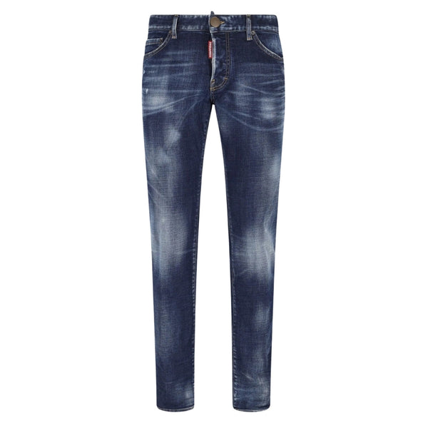Dsquared2 Skater Jean Canadian Flag Badge Blue Wash Jeans S74Lb1335 S30664 470