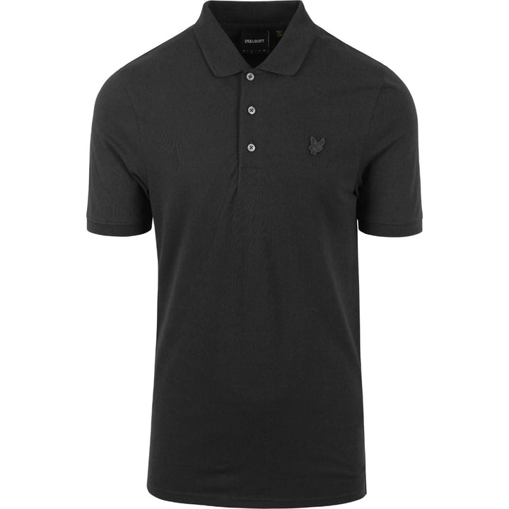 Lyle & Scott Tonal Eagle Grey Polo Shirt