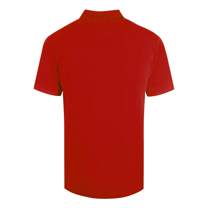 Cavalli Class Bold Logo Red Polo Shirt M