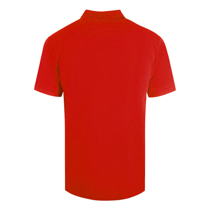 Cavalli Class Signature Logo Red Polo Shirt M