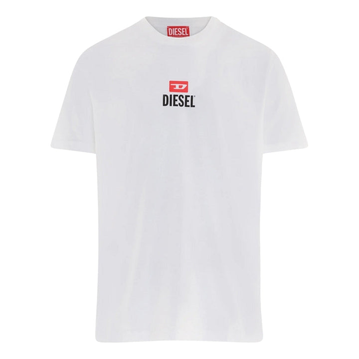 Diesel Small D Logo White T-Shirt S