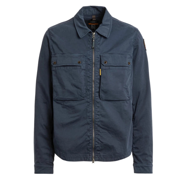 Parajumpers TEL PMSICL08 316 BLUE NAVY Overshirt Jacket Mens L
