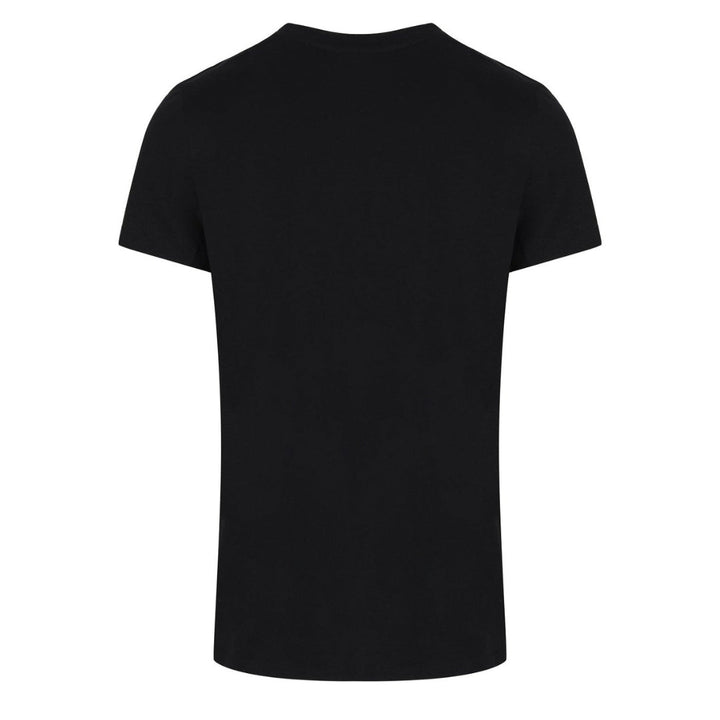 BALMAIN TH01601I296 Balmain Resort Logo Black T-Shirt EAB BLACK T-SHIRT MALE S