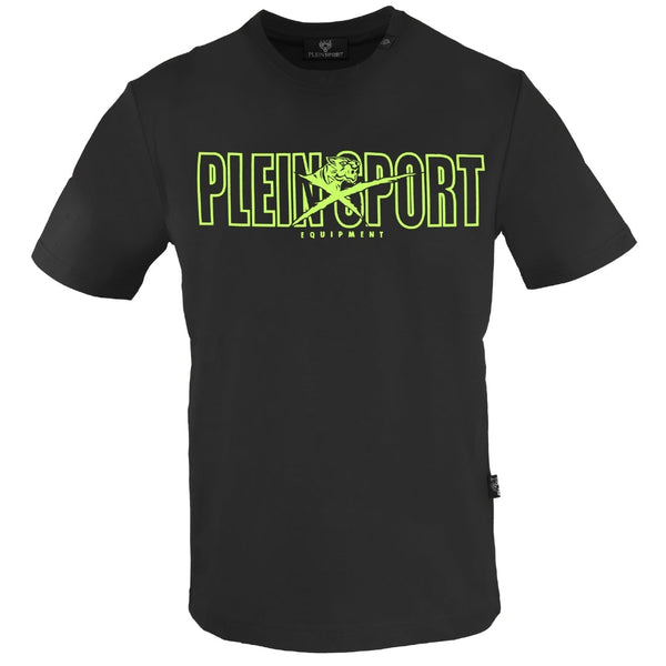 Plein Sport Large Bold Branded Logo Black T-Shirt S