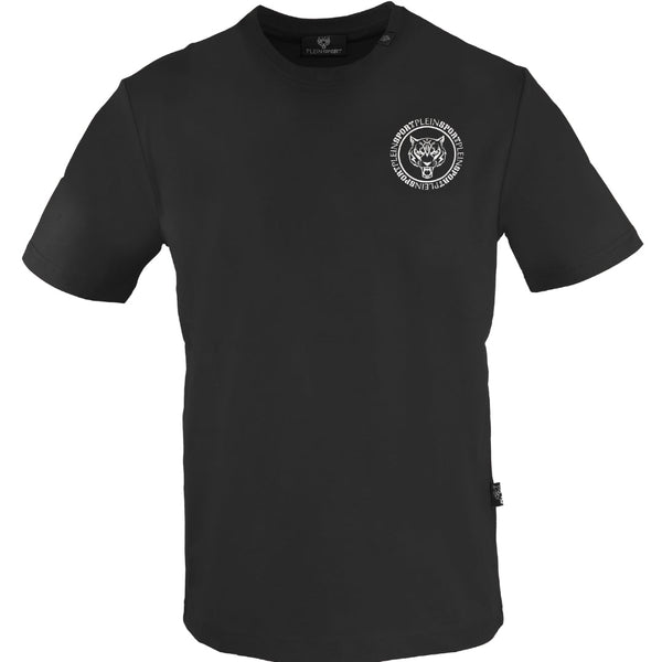 Plein Sport Small Circle Emblem Logo Black T-Shirt M