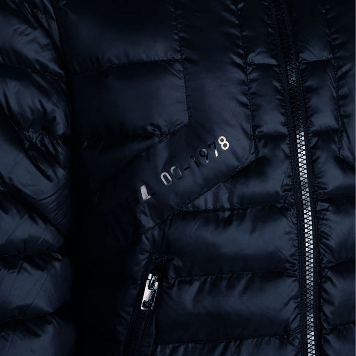 Diesel Water Repellent Navy Blue Down Jacket S