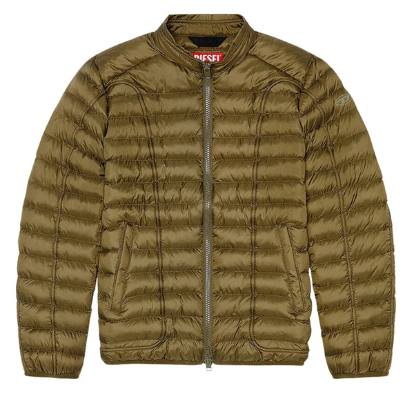 Diesel Plain Green Padded Jacket S