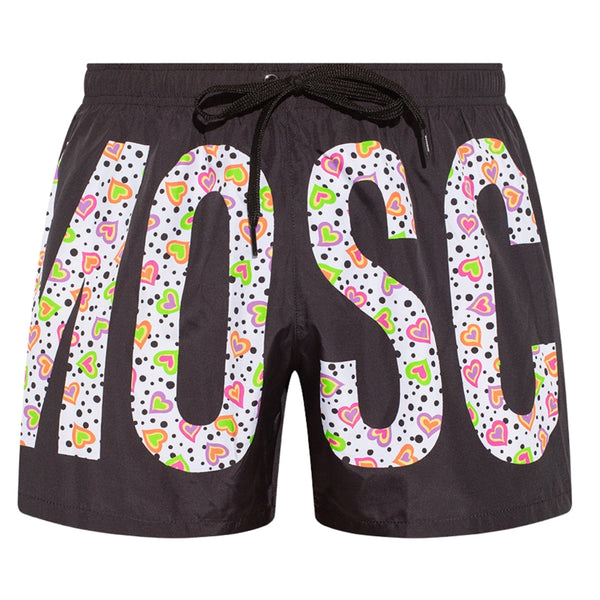 Moschino Mens  A1609 5603 1555 Swim Shorts Black