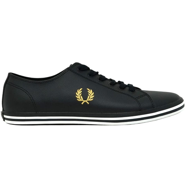 Fred Perry Kingston Leather B7163 102 Black Trainers