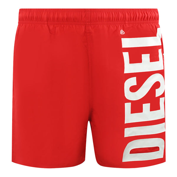 Diesel Mens Bmbx Wave Wf 42A Swim Shorts Red