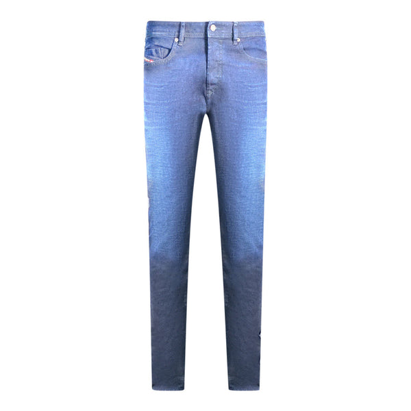 Diesel Mens Buster R098I Denim Jeans Blue