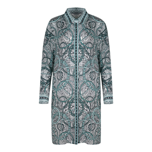 Inoa Jafari 1202111 Green Shirt Dress Jafari 1202111 Shirt Dress