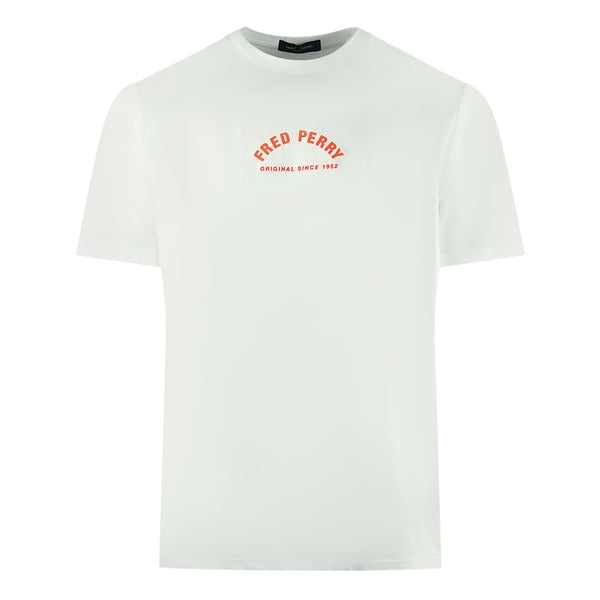 Fred Perry Mens M2664 100 T Shirt White