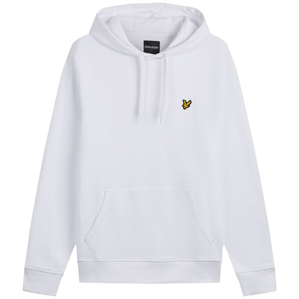 Lyle Scott Branded White Pull Over Hoodie Ml416Vog 626 - Style Centre Wholesale