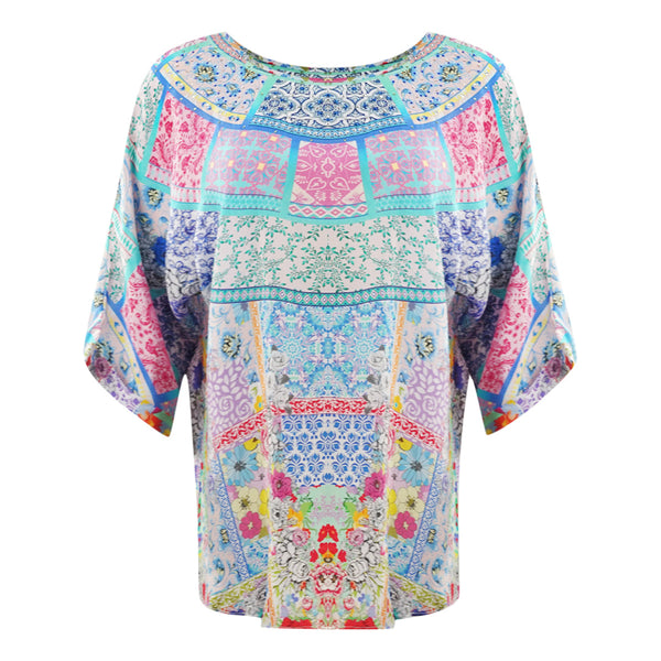 Inoa Martinique 12004 Multicoloured Silk Fish Top Martinique 12004 Fish Top