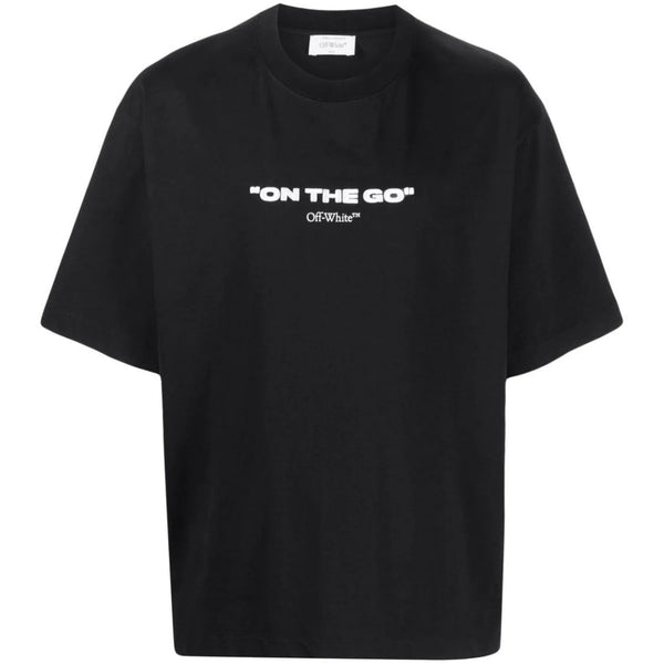 Off White Mens Omaa120F23Jer0031001 T Shirt Black