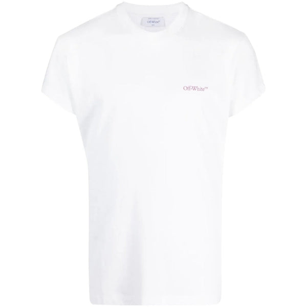 Off White Moon Cam Arrow Logo White T Shirt