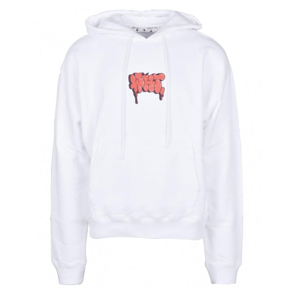 Off White Mens Hoodie Ombb037R21Fle0060125 White