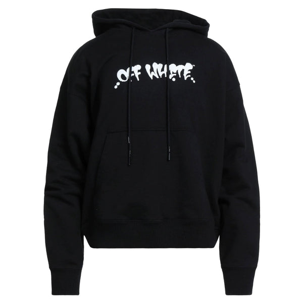 Off White Mens Ombb085S22Fle0061020 Hoodie Black