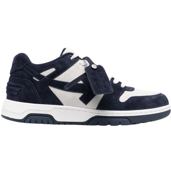 Off White Mens Sneakers Omia189S23Lea0100146 Navy Blue