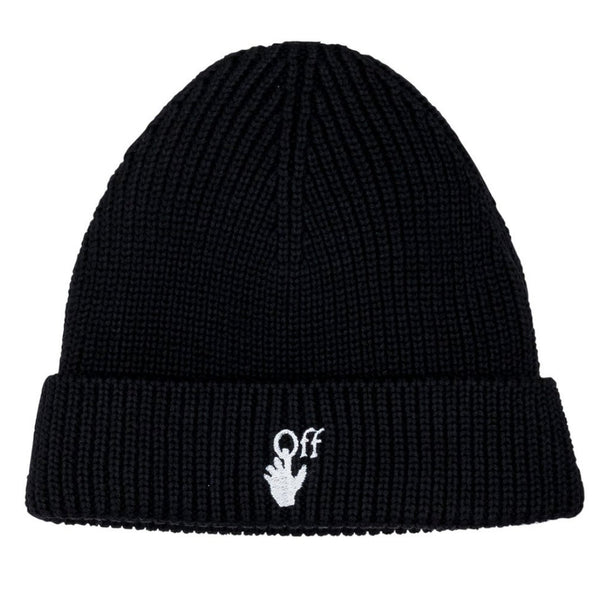 Off White Mens Omlc016F21Kni0011001 Hat Black