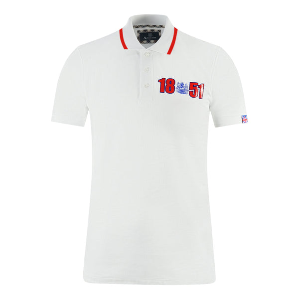 Aquascutum Mens P01323 01 Polo Shirt White