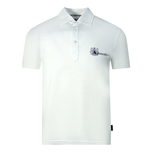 Aquascutum Mens Polo Shirt P01723 01 White