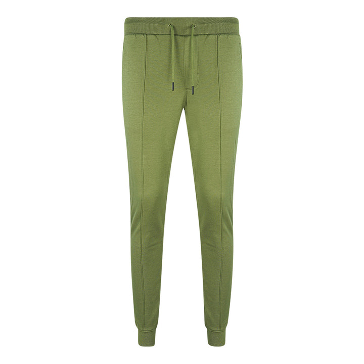 Plein Sport Lined Logo Green Sweatpants - Nova Clothing