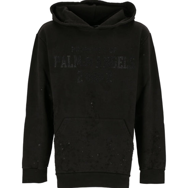 Palm Angels Mens Pmbb117S22Fle0011010 Hoodie Black