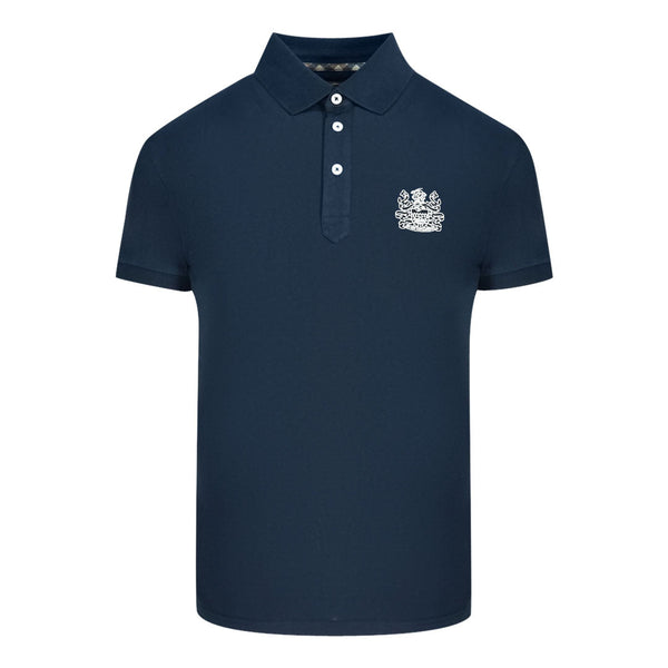 Aquascutum Mens Qmp050 85 Polo Shirt Navy