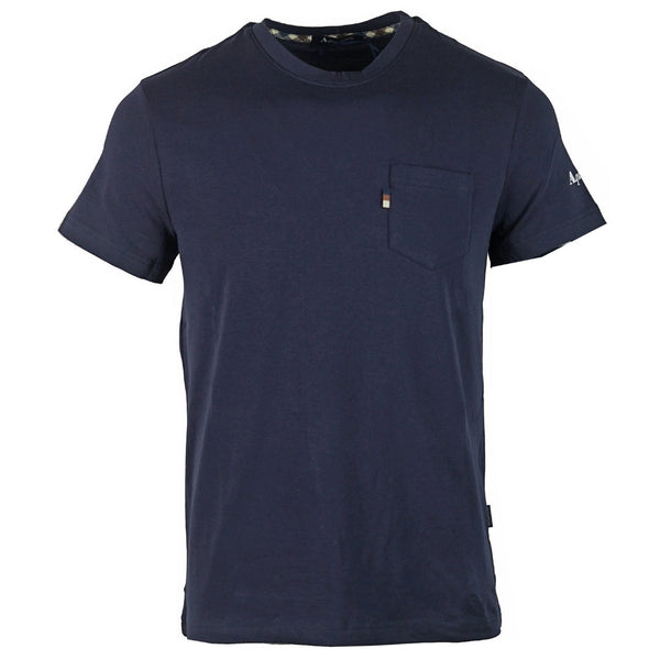 Aquascutum Mens Qmt021M0 03 T Shirt Navy