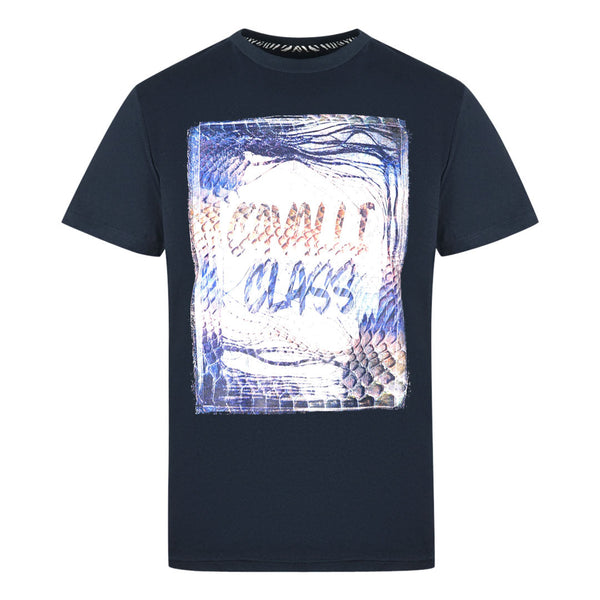 Cavalli Class Mens Qxt61O Jd060 04926 T Shirt Navy