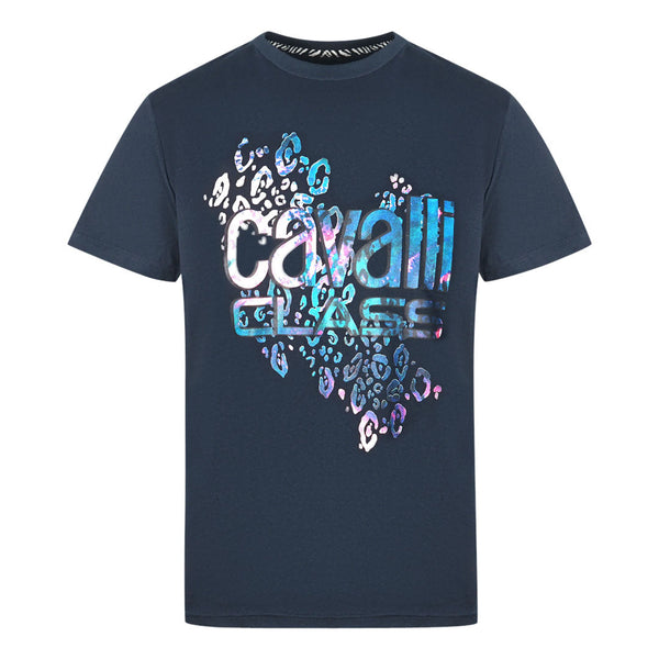 Cavalli Class Mens Qxt61T Jd060 04926 T Shirt Navy